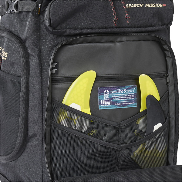 2026 Rip Curl Mens Search Mission 35L Cordura Bag 17YMBA - Black